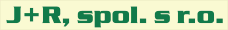 Logo spole�nosti J+R, spol. s r.o.